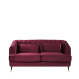 Streamlined 3 Seater Sofa in pink colour
