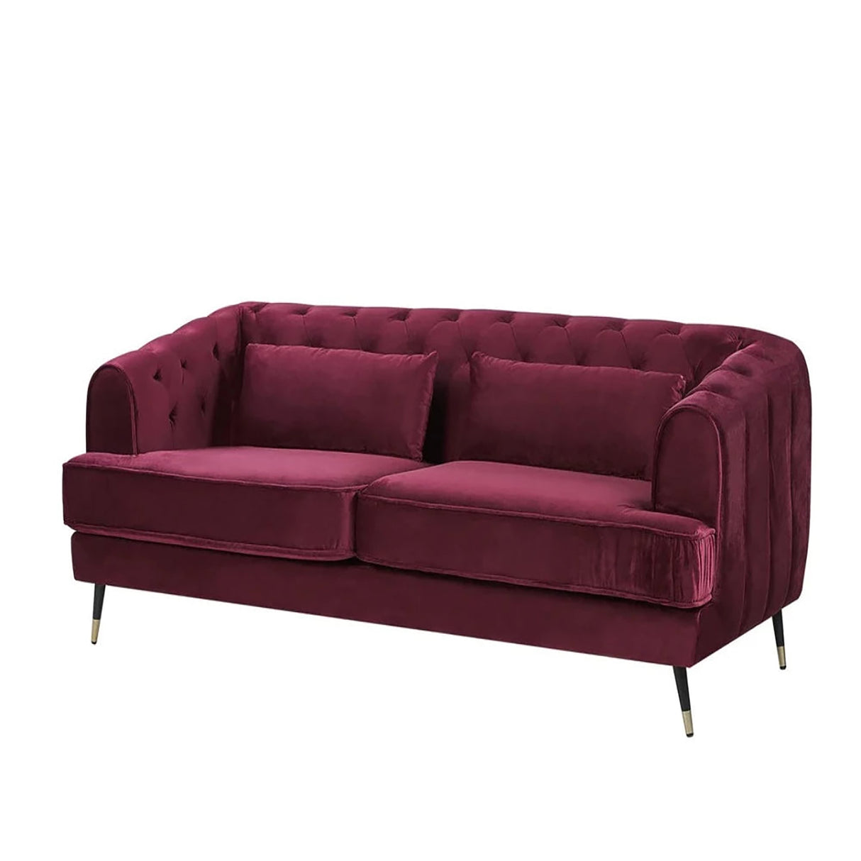 Streamlined 3 Seater Sofa in pink colour