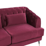 Streamlined 3 Seater Sofa in pink colour