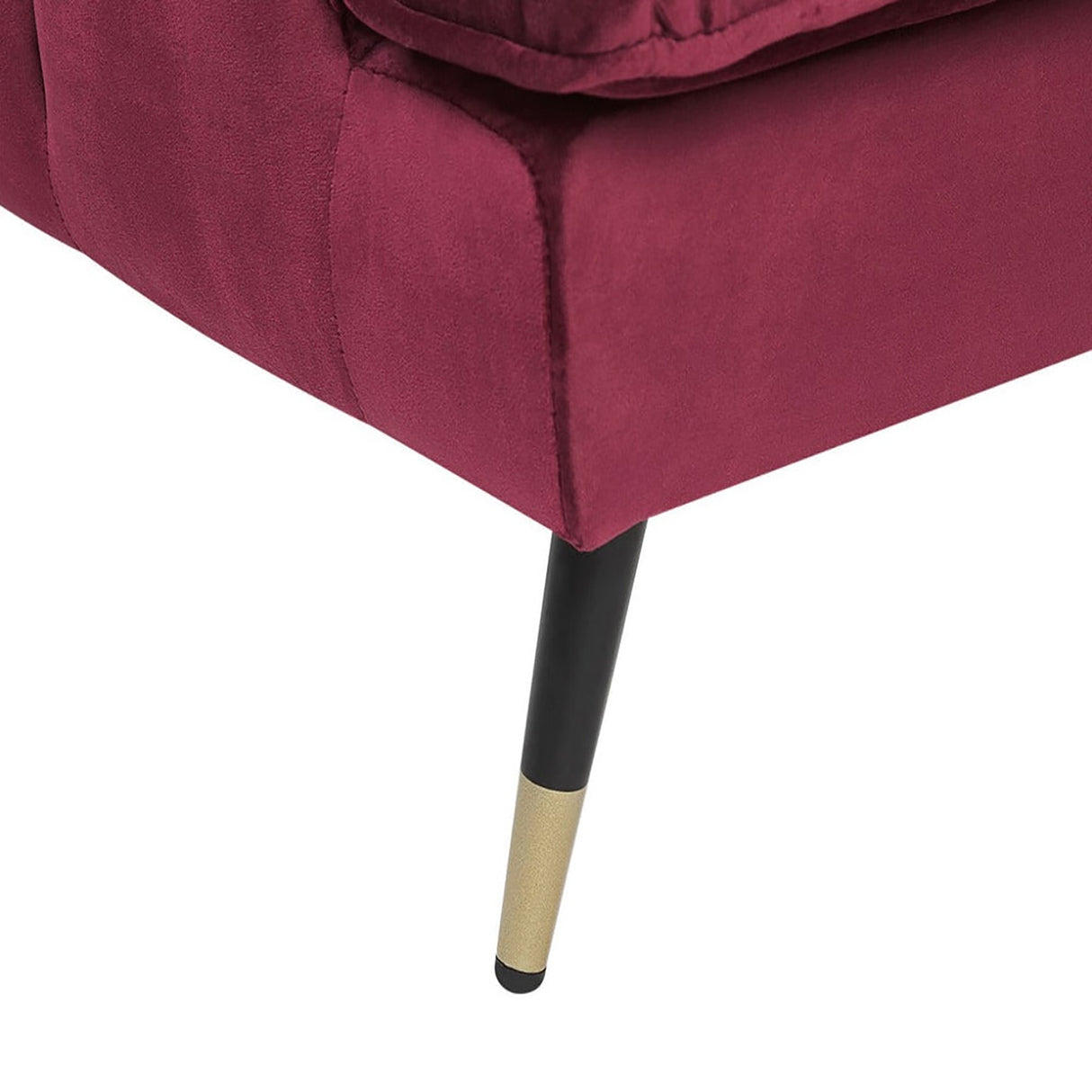 Streamlined 3 Seater Sofa in pink colour