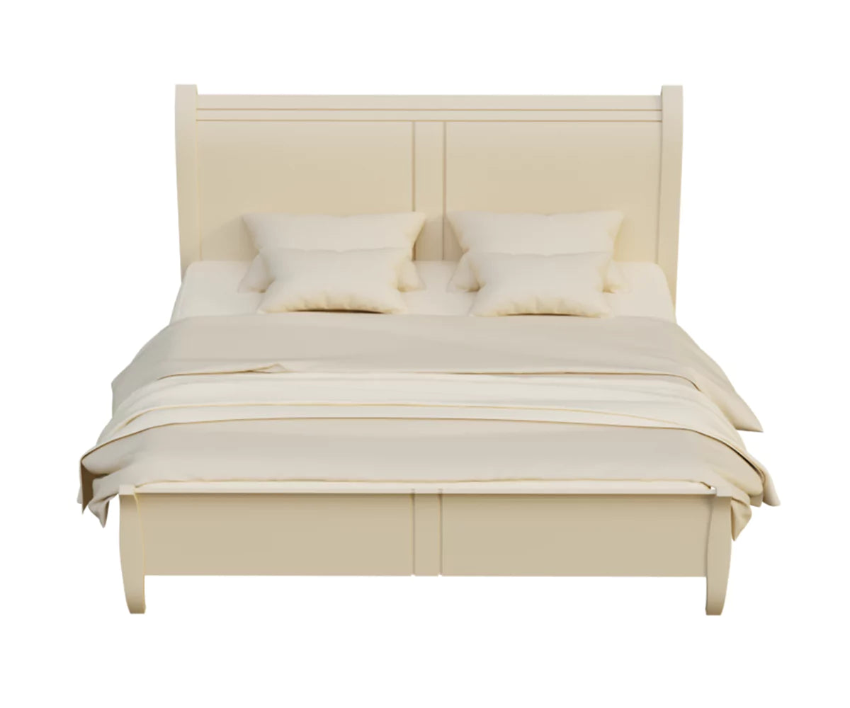 Windsor Whirl Bedroom Furniture Set - Only Bed Front Angle